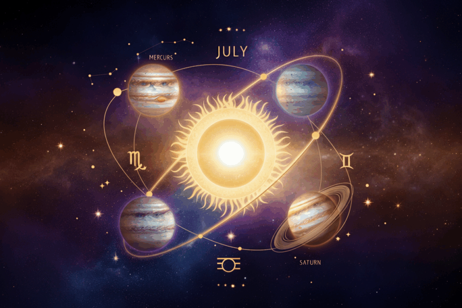 Get ready for July's cosmic shifts! The AstroTwins break down the retrogrades and how they'll affect you.