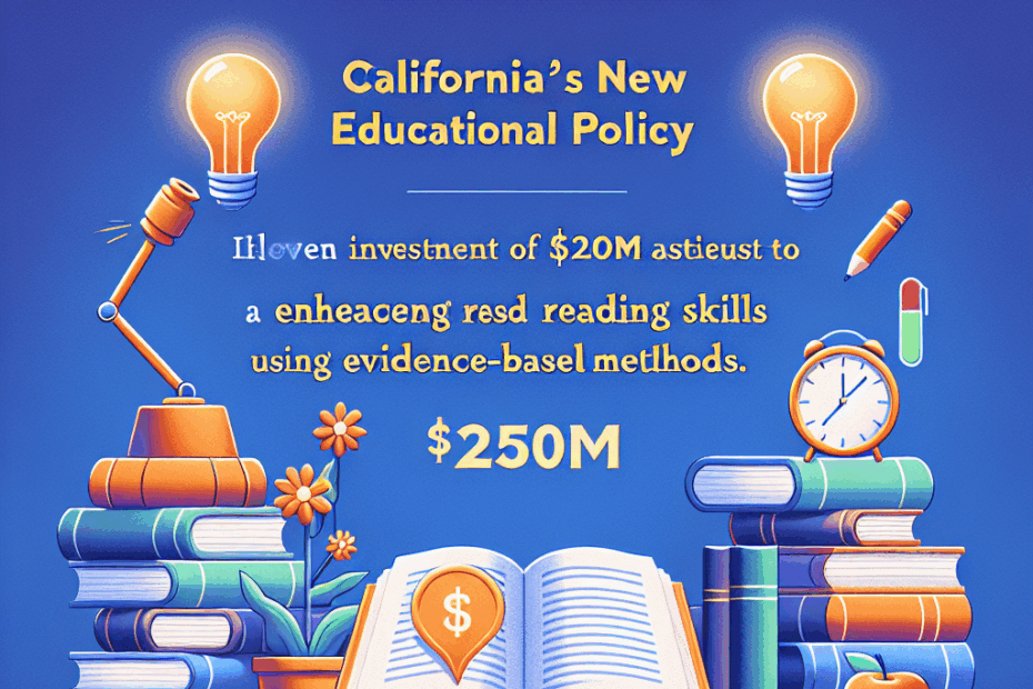California's AB 1454 invests $250M to boost reading skills with evidence-based methods. Learn about the changes!