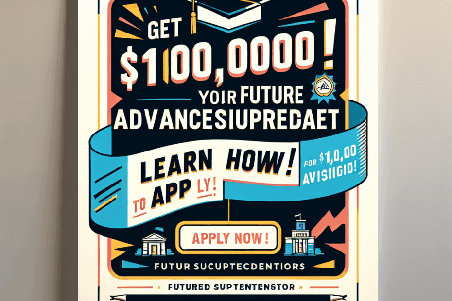 Get $10,000 for your advanced degree! ALAS supports future superintendents. Learn how to apply now!