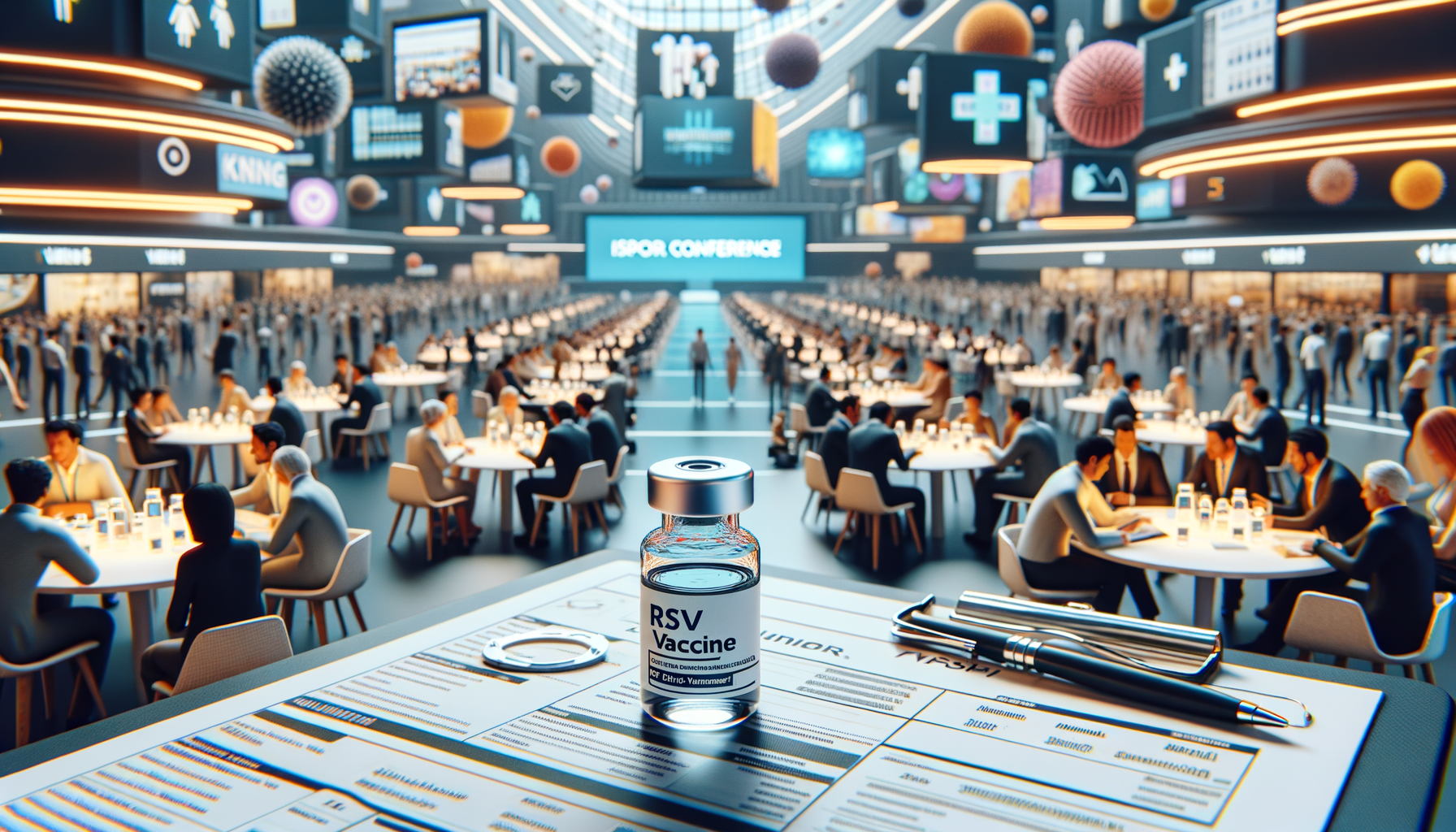 Eye-catching visual of ISPOR, Health Care Subscriptions, RSV vaccine
and  lifestyle vibes