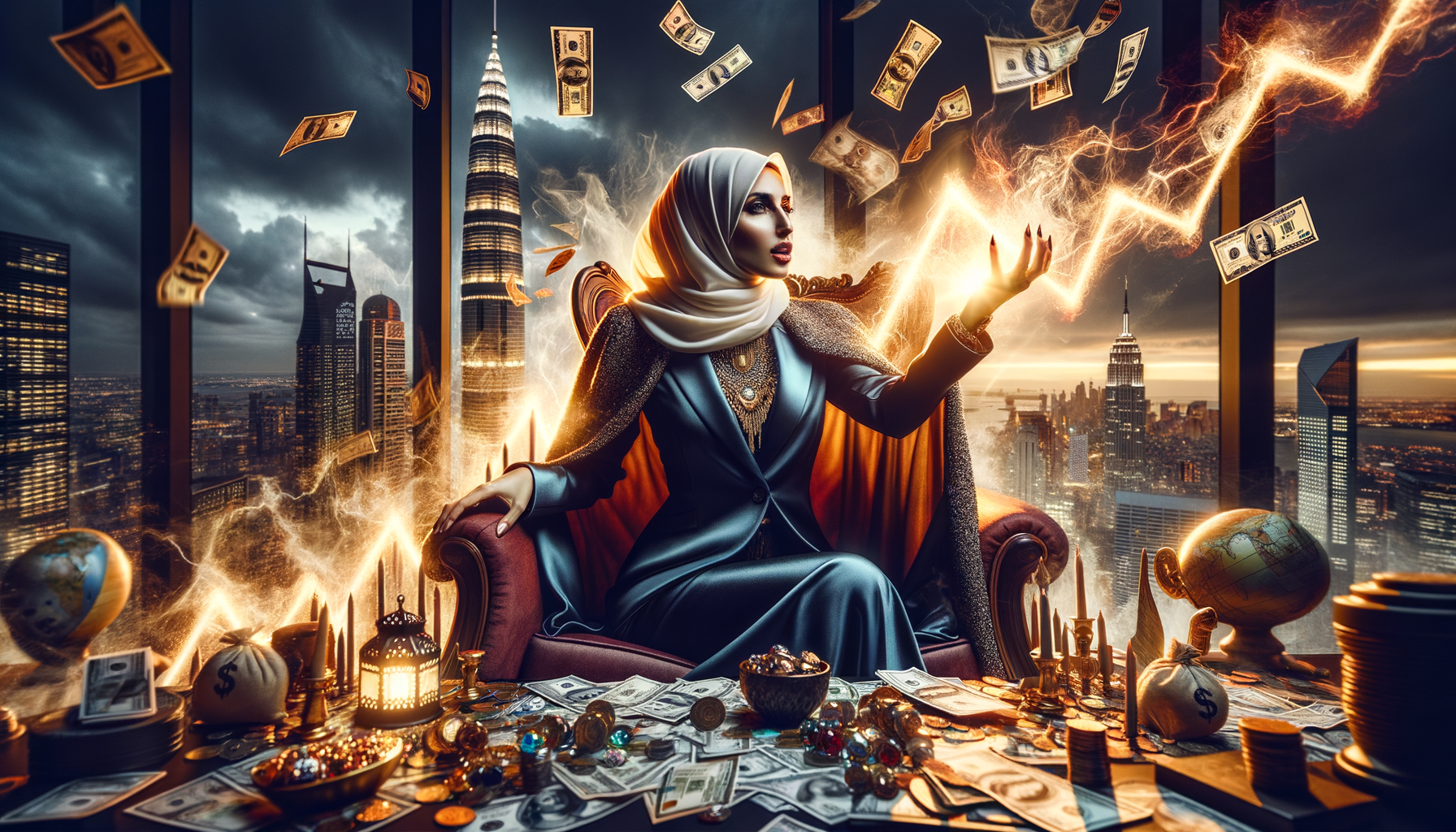 Eye-catching visual of investors, buy the dip, money
and  lifestyle vibes