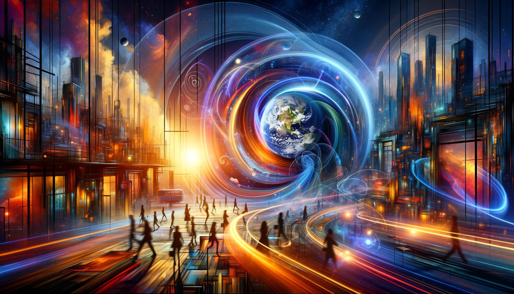 Eye-catching visual of world, theories, common sense
and  lifestyle vibes
