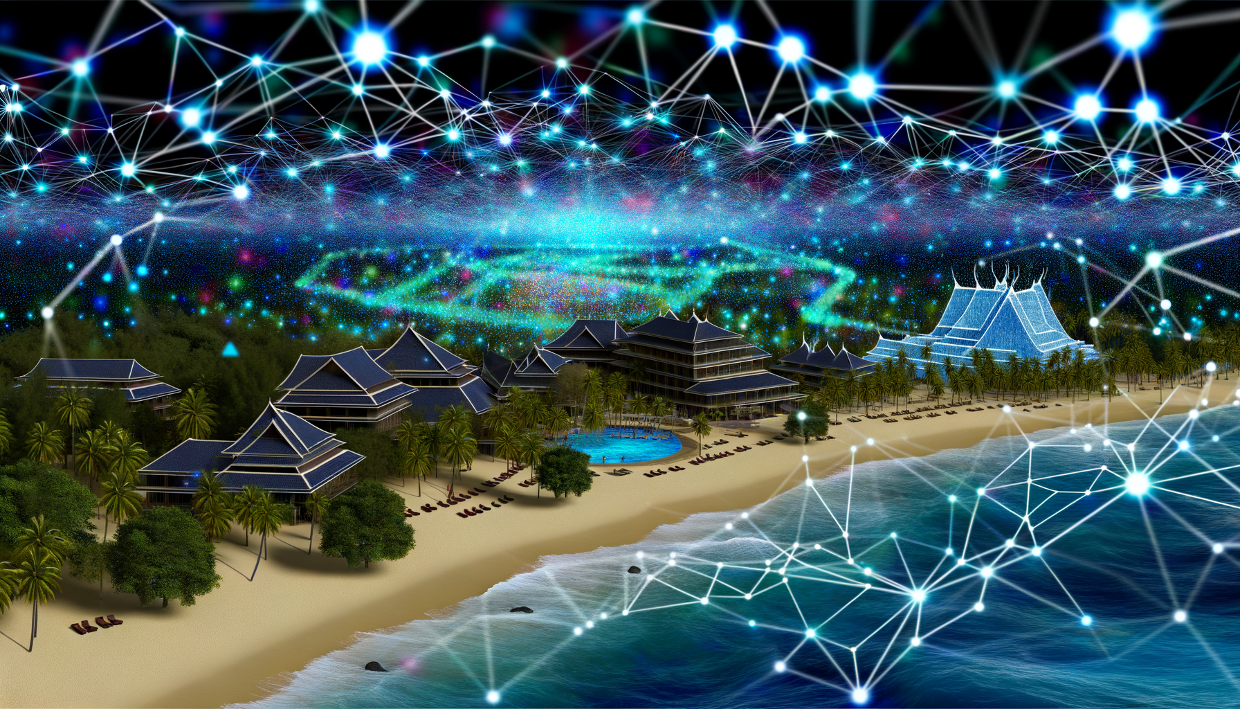 Koh Samui Resort, Thailand, luxury travel blog
technology and  lifestyle illustration