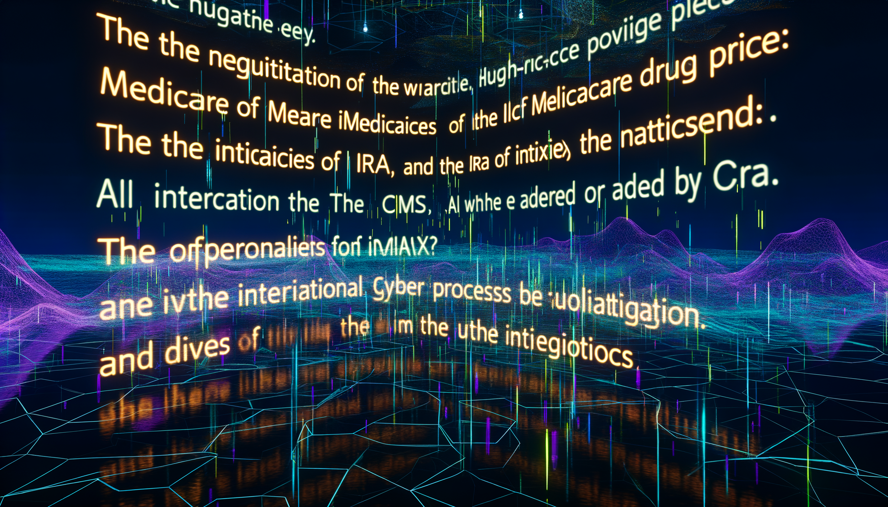 Medicare Drug Price Negotiation, IRA, CMS
technology and  lifestyle illustration