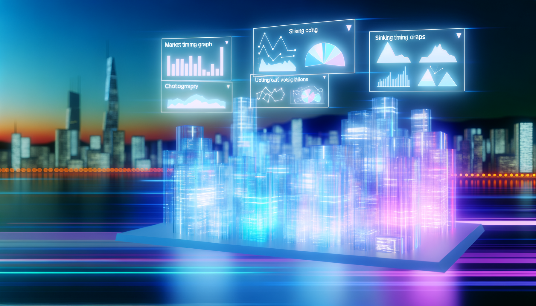 Future potential of market timing, sunk costs, investing
 represented visually
