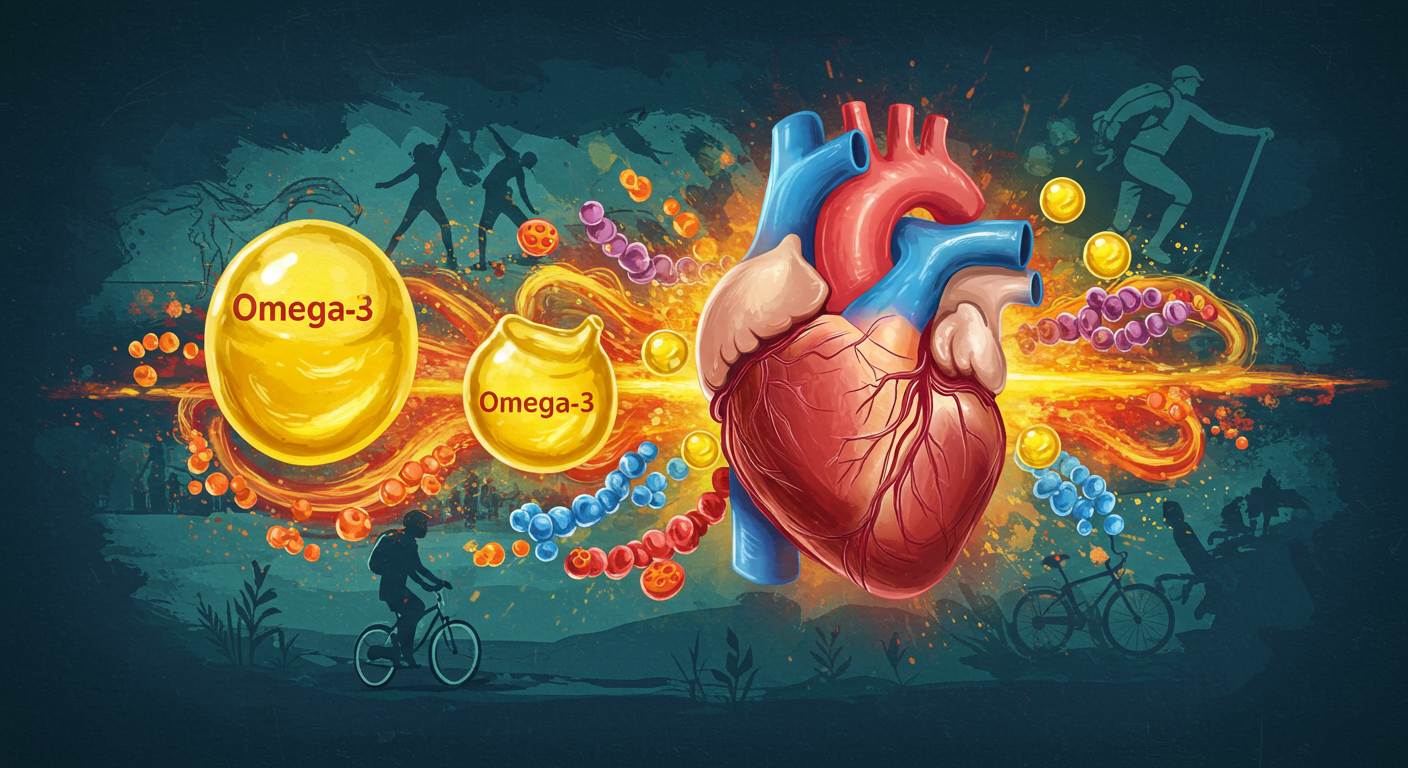 Eye-catching visual of healthy fats, heart health, blood pressure
and  lifestyle vibes