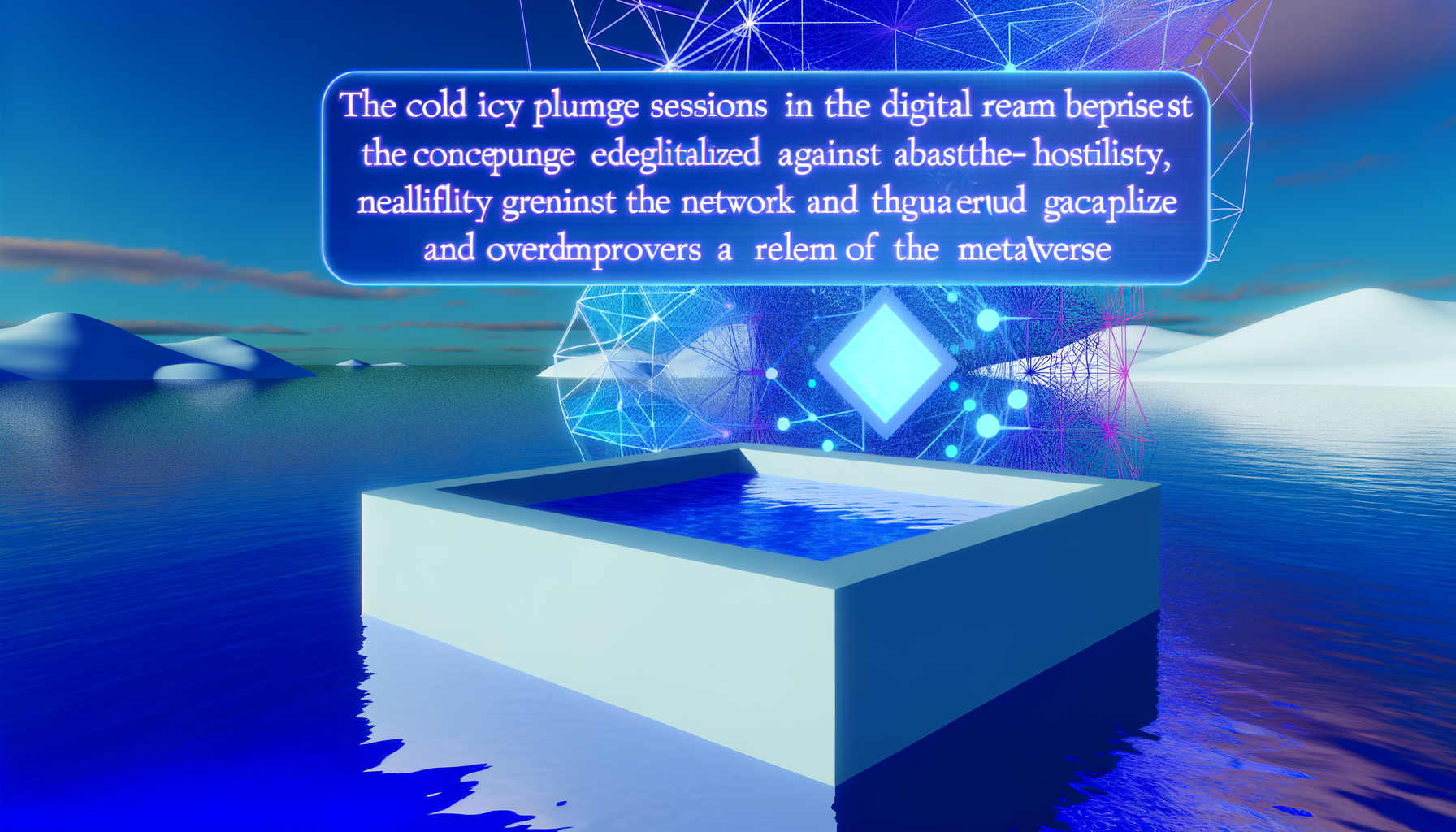cold plunge, haters, wellness
technology and  lifestyle illustration