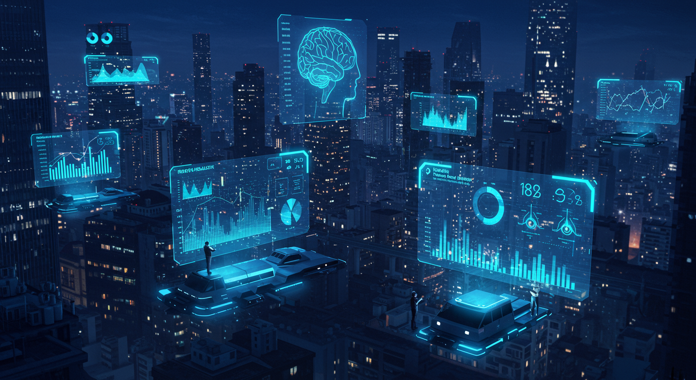 Future potential of brain health, mental well-being, cognitive function
 represented visually