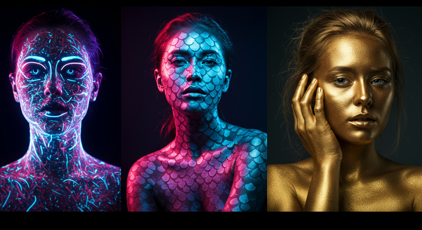 Eye-catching visual of skin, evolves
 and lifestyle vibes