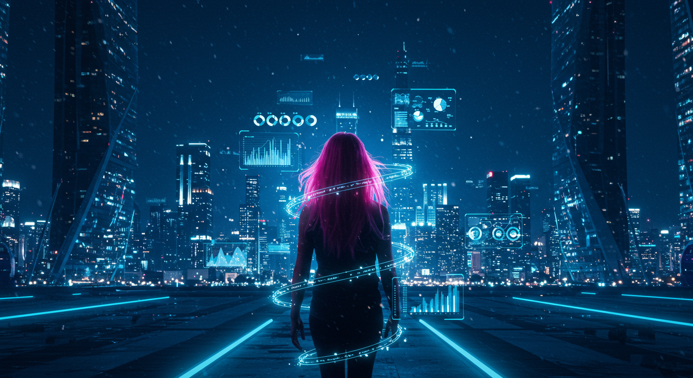 Future potential of locks, hair
 represented visually