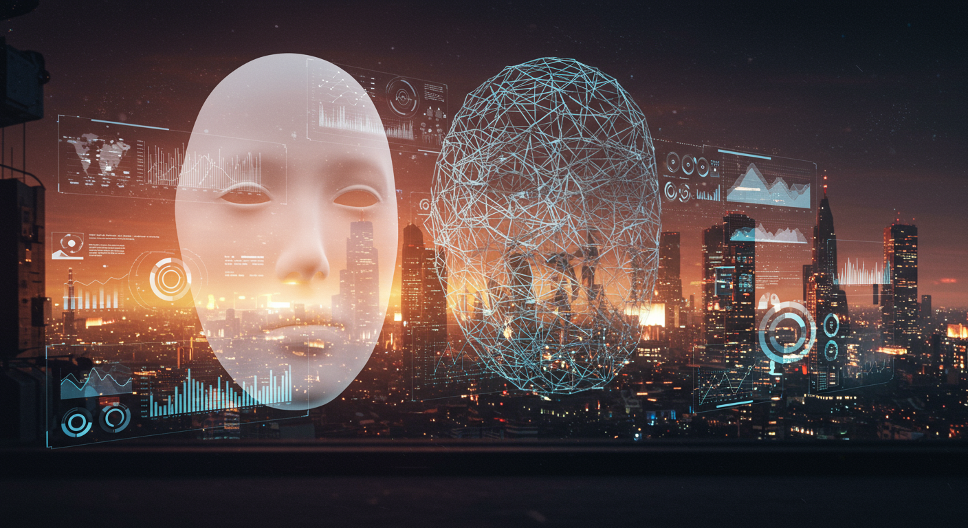 Future potential of face, shape
 represented visually