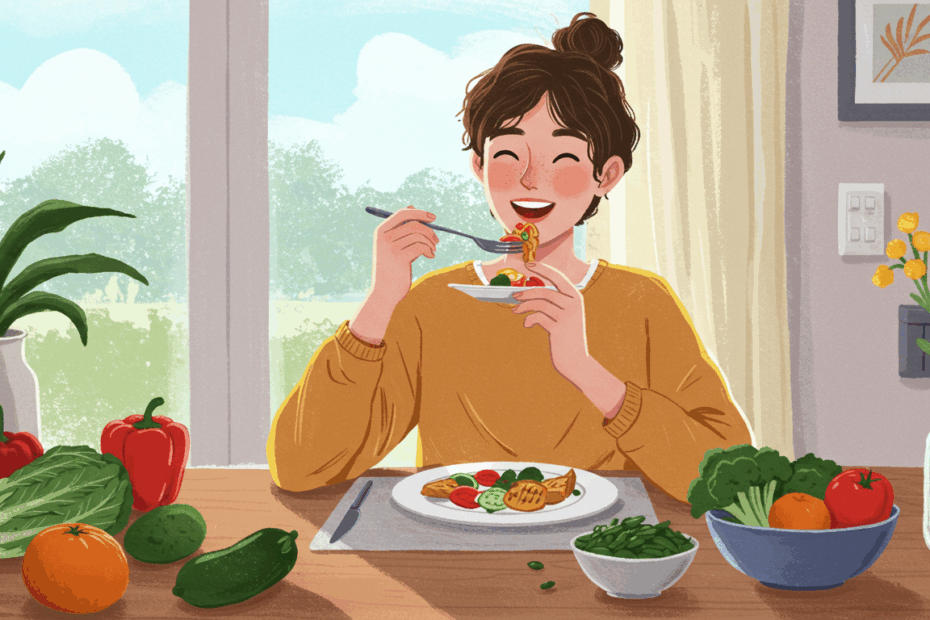 Discover a simple habit that helps you feel fuller, curb cravings & enjoy your meals more! Learn more now.