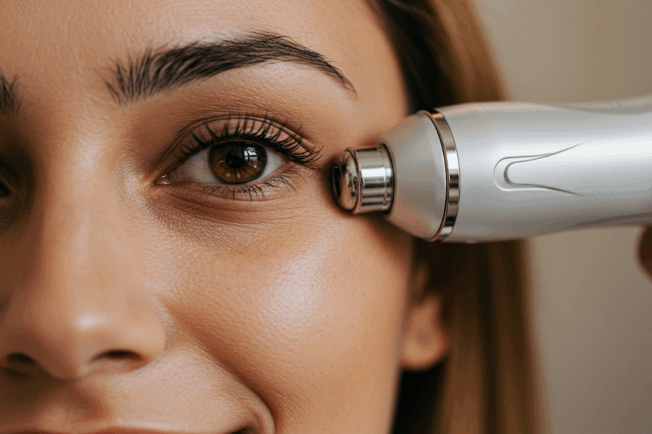 I tried radio frequency for dark circles! See my before & after results. Learn about this skincare trend now.