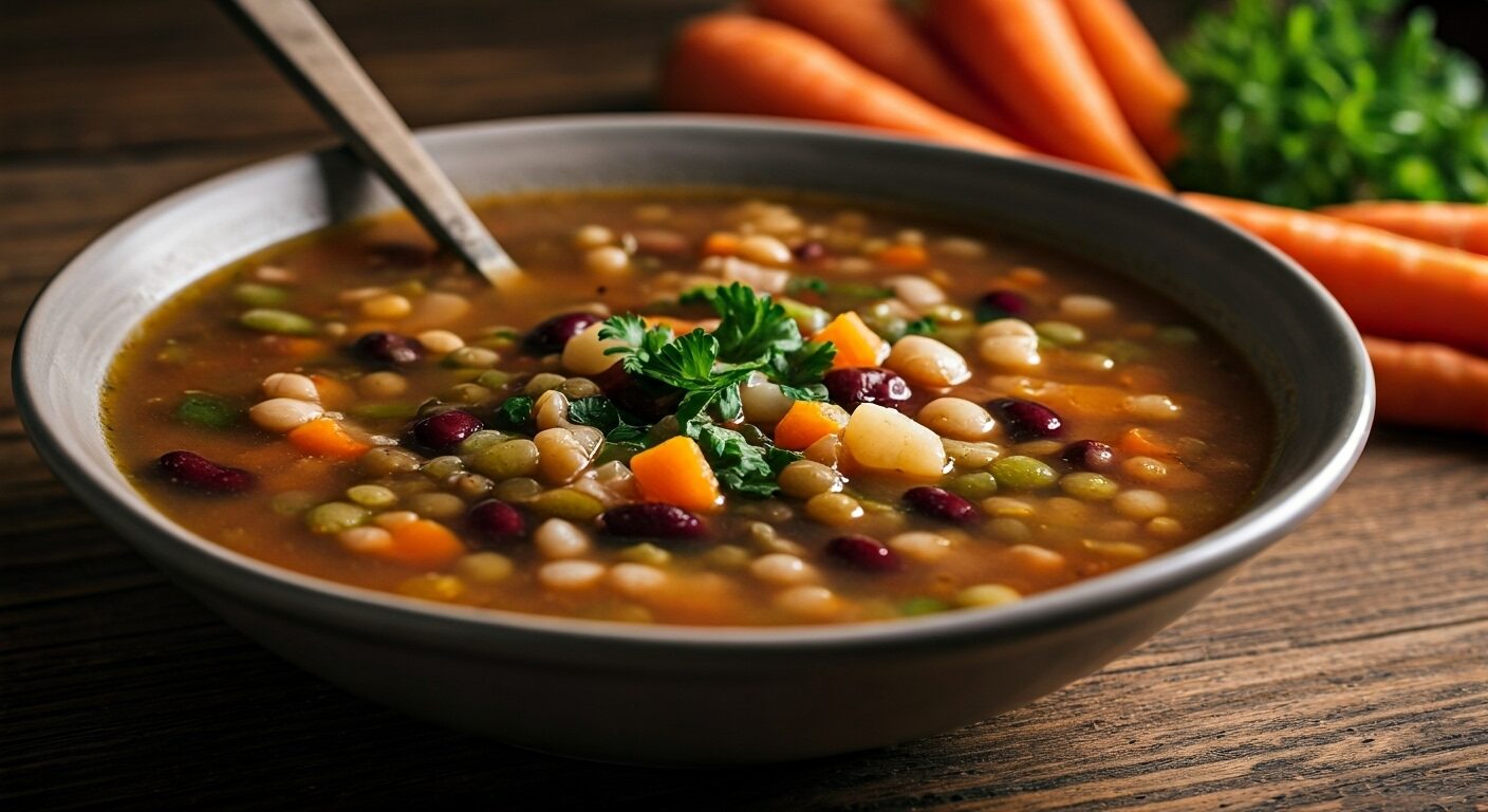 Craving a satisfying soup? Get 4 RD-approved tips to make your soup filling & delicious. Eat smarter, not less!