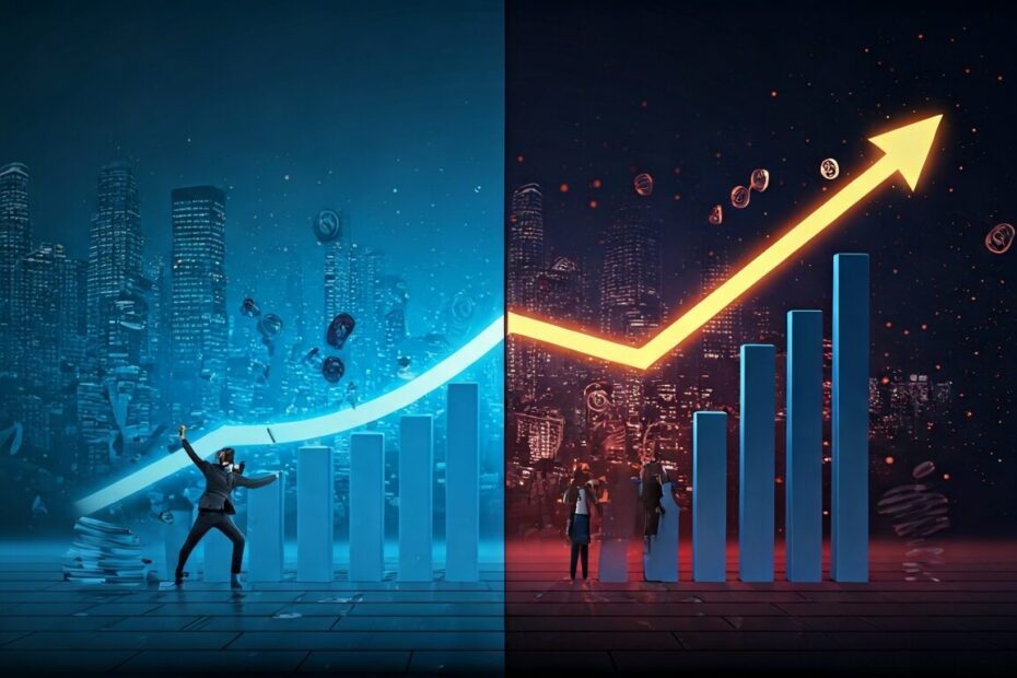 Explore the complexities of the K-shaped economy. Uncover insights and trends shaping today's economic landscape.