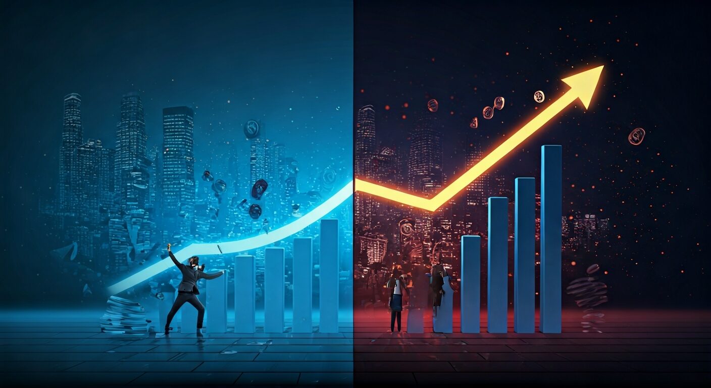 Explore the complexities of the K-shaped economy. Uncover insights and trends shaping today's economic landscape.