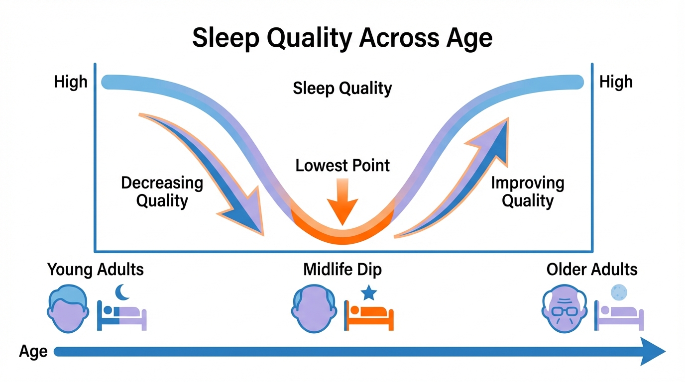 Sleep Quality Curve Diagram