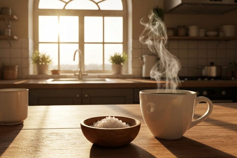 Why Putting Salt in Coffee Could Save Your Stomach